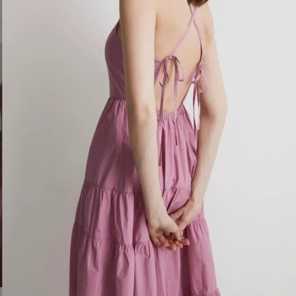Madewell Sidonie Poplin Maxi Dress - Picture 3 of 3